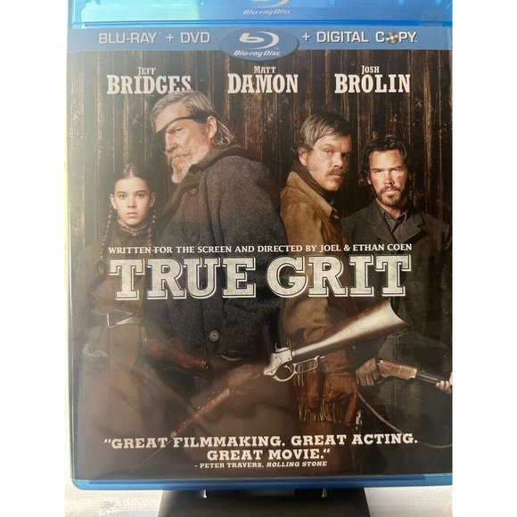 True Grit - Jeff Bridges Matt Damon James Brolin - Blu-Ray+DVD+Digital - Picture 2 of 3